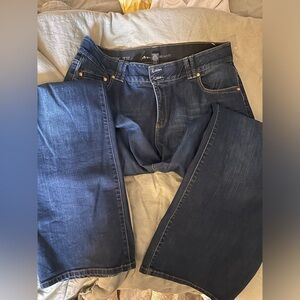 Lane Bryant boot cut flare jeans with stretch